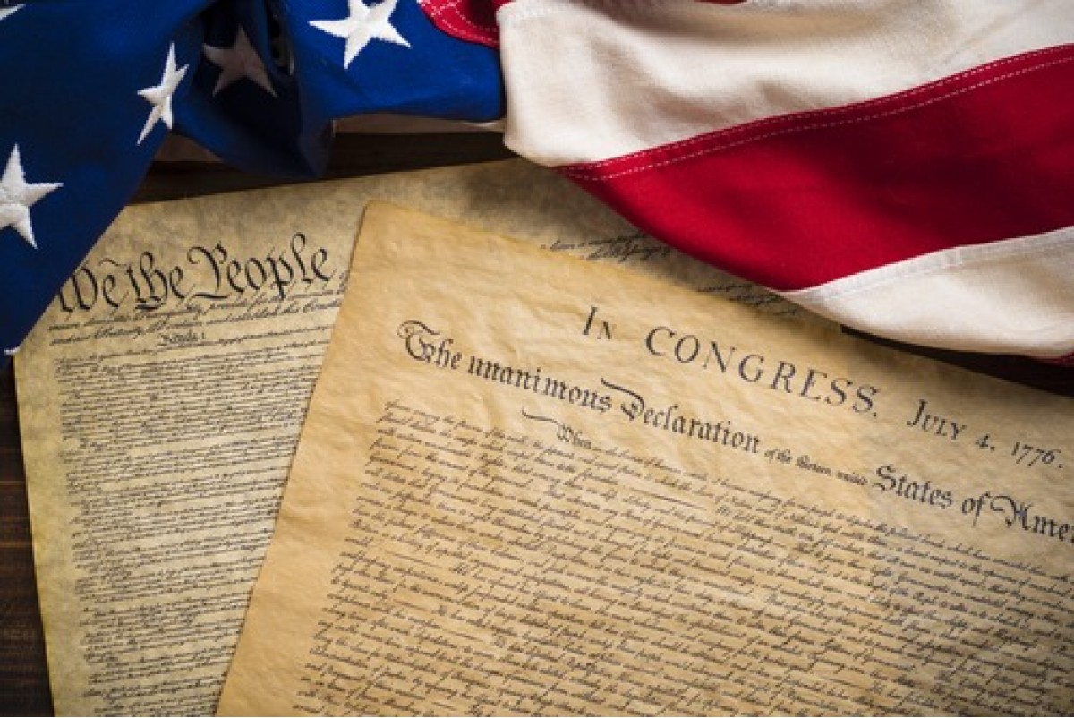United States Declaration of Independence and Constitution