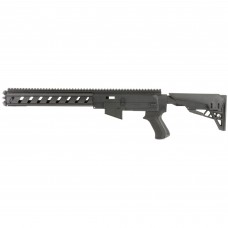 Advanced Technology TactLite, Stock System, Fits Ruger 10/22, AR-15 Replicate Polymer Receiver, Aluminum 6-sided forend and Six Position Adjustable Stock, Black Finish B.2.10.2210