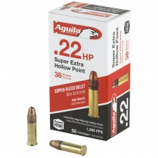 Aguila Ammunition Rimfire, 22LR, 38Gr, Hollow Point, 50 Round Box 1B222335