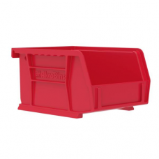Akrobin 30210 Stackable Storage Bin 5-3/8 x 4-1/8 x3 Red