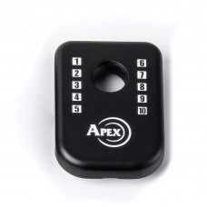 Apex Tactical Specialties J-Plate basepad, Base Plate for Magpul Glock Mags, Black, 102-135