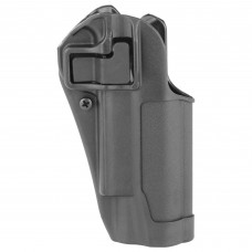 BLACKHAWK CQC SERPA Holster With Belt and Paddle Attachment, Fits Colt Government, Right Hand, Black 410503BK-R