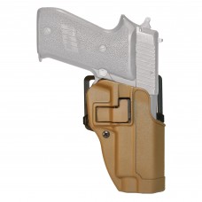 BLACKHAWK CQC SERPA Holster With Belt and Paddle Attachment, Fits Sig 220/226, Right Hand, Coyote Tan 410506CT-R