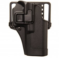 BLACKHAWK SERPA CQC Concealment Holster with Belt and Paddle Attachment, Fits Glock 42, Right Hand, Matte Black 410567BK-R