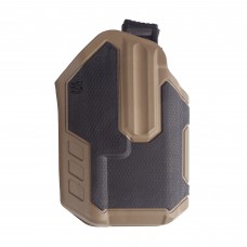 BLACKHAWK Omnivore Streamlight TLR Multi-Fit Holster, Streamlight TLR, Belt Holster, Right Hand, Black/Tan, Fits More Than 150 Styles of Semi-Automatic Handguns with Accessory Rail, Hard, Thumb Actived Active Retention Mechanism 419002BCR