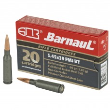 Barnaul Ammunition 5.45X39, 60Gr, Full Metal Jacket, Steel Polycoated Case, 20 Round Box BRN545x39FMJ60