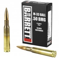 Barrett Ammo, 50BMG, 661Gr, Full Metal Jacket, 10 Rounds per Box, 2,750fps 14670