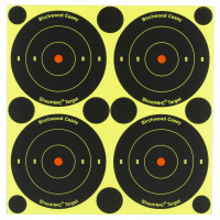 Birchwood Casey Shoot-N-C Target, Round Bullseye 3"