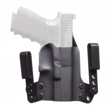 BlackPoint Tactical Mini Wing IWB Holster, Fits Glock 19/23/32, Right Hand, Black Kydex, 15 Degree Cant 101871