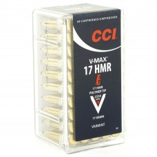 CCI V-Max, 17HMR, 17 Grain, Poly Tip, 50 Round Box 49