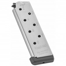 CMC Products Magazine, Power Mag Plus, 45ACP, 8Rd, Stainless, Fits 1911 M-PMP-45FS8