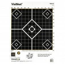 Champion Traps & Targets VisiShot Target, Sight-In, 10 Pack 45804