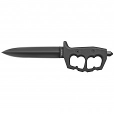 Cold Steel Chaos Double Edge, Fixed Blade Knife, SK-5 High Carbon Steel, Plain Edge, 7.5