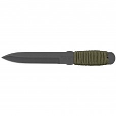 Cold Steel True Flight Thrower, Fixed Blade Knife, 1055 Carbon Steel, Plain Edge, Paracord, 6.75