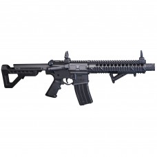 Crosman DPMS SBR Full Auto BB Rifle, 430 Feet Per Second, 6 Position Adjustable Butt Stock, Blowback Action, 25 Dropout Mag, Flip Up Iron Sights, Angled Foregrip, Black Finish DSBR