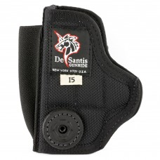DeSantis Gunhide Tuck This II, Inside the Pant Holster, Fits Sig Sauer P238, Springfield 911, Ruger LCP II, Diamondback DB380, Keltec P3AT, S&W Bodyguard, Ambidextrous, Black Leather M24BJI5Z0