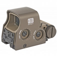 EOTech Tactical, Holographic, Non-Night Vision Compatible Sight, Red 68MOA Ring with 2 1MOA Dots, Tan Finish, Rear Buttons, includes CR123 Battery XPS2-2TAN