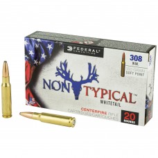 Federal Non Typical, 308 Win, 150Gr, Soft Point, 20 Round Box 308DT150
