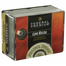 Federal Personal Defense, Hydra-Shok, 9MM, 135 Grain, Jacketed Hollow Point, Low Recoil, 20 Round Box PD9HS5H