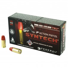 Federal Syntech Action Pistol, 9MM, 150Gr, Total Synthetic Jacket, 50 Round Box AE9SJAP1