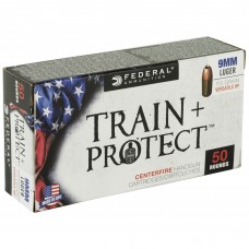 Federal Train & Protect, 9MM, 115 Grain, Versatile Hollow Point, 50 Round Box TP9VHP1