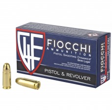Fiocchi Ammunition Centerfire Pistol 9mm 124 Grains FMJ Box of 50