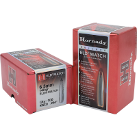 Hornady ELD Match Bullets 6.5mm .264" Diameter 140 Grain  Polymer Tip Boat Tail box of 100
