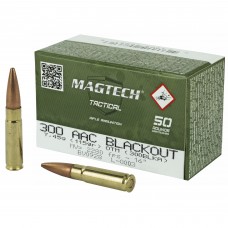 Magtech First Defense, 300 Blackout, 115 Grain, Hollow Point Flat Base, 50 Round Box 300BLKA