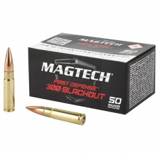 Magtech First Defense, 300 Blackout, 123 Grain, Full Metal Jacket, 50 Round Box 300BLKB