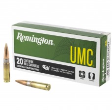 Remington UMC, 300 AAC Blackout, 220 Grain, Open Tip, Flat Base, 20 Round Box 21422