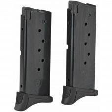 Ruger Magazine, 9MM, 7Rd, Fits Ruger LC9/LC9s and EC9s, with Finger Rest, 2 Pack, Blue Finish 90642
