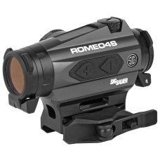 Sig Sauer Romeo4S Red Dot, 1X20mm, 1 MOA Ballistic Circle Plex, Graphite Finish SOR43022