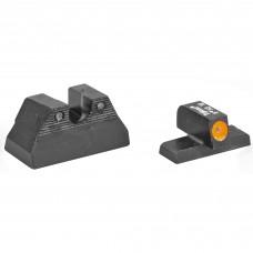Trijicon HD Night Sights, Fits H&K USP Compact, Orange Front, 3 Dot Green Tritium HK108O-600597