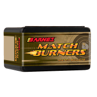 Barnes Match Burner Bullets .243 Caliber, 6mm 105 Grain Hollow Point Boat Tail