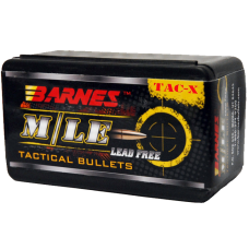 Barnes TAC-X Bullets .30 Caliber .308" Diameter 110 Grain Flat Base (50ct)