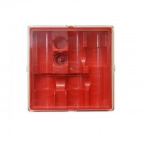 Lee Precision 3-Die Box Flat Red with Lid