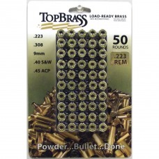 Top Brass .223 Remington Brass 50 Pieces with Plastic Tray