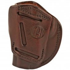 1791 4 Way Holster, Leather Belt Holster, Right Hand, Signature Brown, Fits Glock 48 & S&W EZ380, Size 1 4WH-1-SBR-R