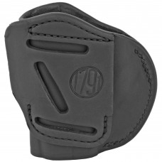 1791 4-WAY Size 3 Multi-Fit IWB Concealment & OWB Leather Belt Holster, Right Hand, Stealth Black, Fits S&W Shield, Ruger LC9, Walther PPS, and Similar Frames 4WH-3-SBL-R