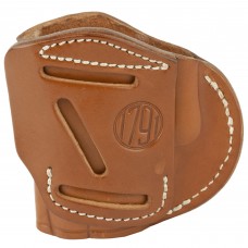 1791 4 Way Holster, Leather Belt Holster, Right Hand, Classic Brown, Fits Glock 26 27 33 & Springfield XDS/XDE/XD9/XD40, Size 4 4WH-4-CBR-R