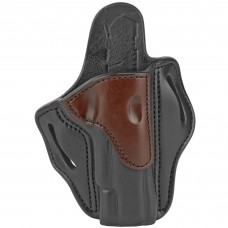 1791 Belt Holster 1, Right Hand, Black/Brown Leather, Fits 1911 4