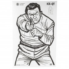 Action Target ICE-QT, Immigration And Customs Enforcement Target, 2009 Version, Ivory/Black, 23