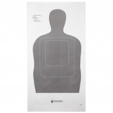 Action Target TQ-15 Standard Target, 25-Yard Silhouette In Gray, 24
