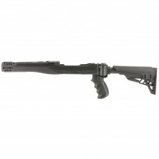 Advanced Technology TactLite, Stock, Fits Ruger 10/22, 6 Position Adjustable Side Folding Stock w/ Cheekrest & Scorpion Recoil System, Black Finish B.2.10.1216