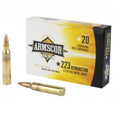 Armscor 223 Rem, 62 Grain, Full Metal Jacket, 20 Round Box FAC223-8N