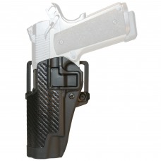 BLACKHAWK CQC SERPA Holster With Belt and Paddle Attachment, Fits Colt Government, Left Hand, Carbon Fiber, Black 410003BK-L
