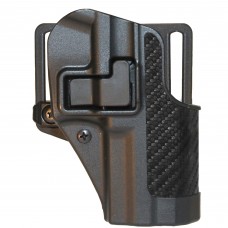 BLACKHAWK CQC SERPA Holster With Belt and Paddle Attachment, Fits SigPro 2022, Right Hand, Carbon Fiber, Black 410008BK-R