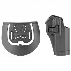 BLACKHAWK CQC SERPA Holster With Belt and Paddle Attachment, Fits, FNH FNS 9/40 Full Size and Compact, Right Hand, Black 410564BK-R