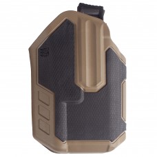 BLACKHAWK Omnivore Streamlight TLR Multi-Fit Holster, Streamlight TLR, Belt Holster, Left Hand, Black/Tan, Fits More Than 150 Styles of Semi-Automatic Handguns with Accessory Rail, Hard, Thumb Actived Active Retention Mechanism 419002BCL