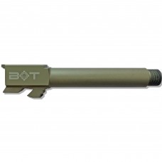 Backup Tactical Threaded Barrel, 9MM, For Glock 19, OD Green Finish, Barrel Ships with 1 FRAG-ODG Color Matching Thread Protector G19TB-ODG